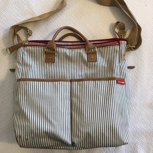 Skip Hop Special Edition French Stripe Diaper Bag